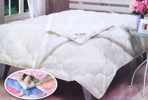 Одеяло Le Vele Micro Nano двухслойное, белое 155x215 см