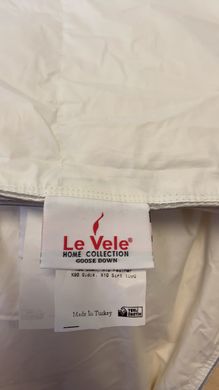 Одеяло Le Vele пуховое двухслойное 80% пух, 20% перо 155х215 см