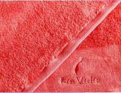 Полотенце махровое Le Vele 70x140 см коралловый (salmon)