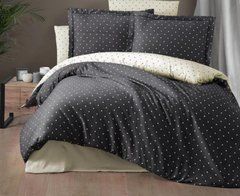 Постільна білизна First Choice Point anthracite полуторний