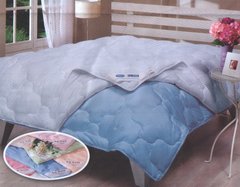 Одеяло Le Vele Micro Nano двухслойное, голубое 155х215 см