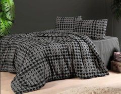Постельное белье фланель First Choice Sadora anthracite полуторное