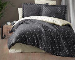 Постільна білизна First Choice Point anthracite євро