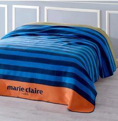Плед хлопковий Marie Claire Полоска 200х220 см