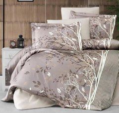 Постільна білизна First Choice Living brown євро