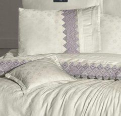 Постільна білизна First Choice Latina lilac жакард євро