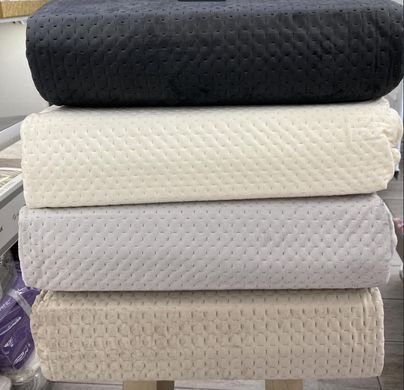 Покривало Toskana Velur Точка бежеве 240x260 см
