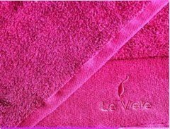Полотенце махровое Le Vele 50x100 см малиновое (fushia)