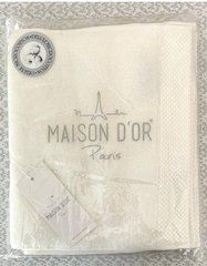 Набір махрових рушників Maison Dor 30х50 см з 6-ти штук молочні