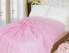 Покрывало N-Soft Le Vele Pink, розовое 220х240 см
