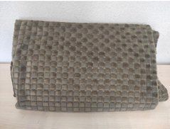 Плед с микрофибры Koloco 200х220 см Шахматка оливковый