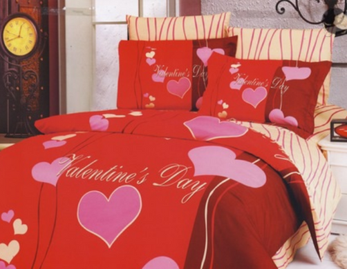 Простирадло Le Vele сатинове Lovers 240x260 см