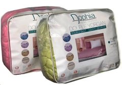 Одеяло Dophia двухслойное зима-лето на кнопках 155х215 см розовое