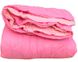 Ковдра Dophia двошарова зима - літо на кнопках 155х215 см рожева