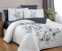 Постільна білизна First Choice 3D сатин Sarnia denim євро