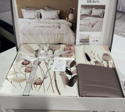 Постільна білизна First Choice Rilbon 3D satin євро