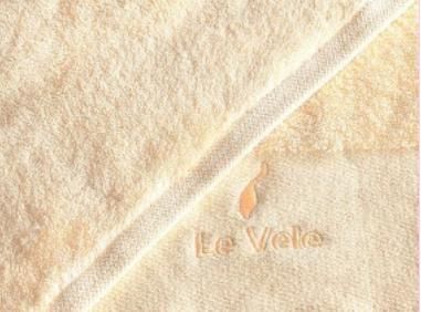 Полотенце махровое Le Vele 50x100 см кремовое