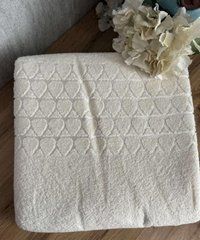 Простирадло Gold Soft Life махрове 200х220 см молочне