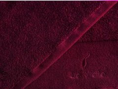 Полотенце махровое Le Vele 70x140 см бордовое (claret)